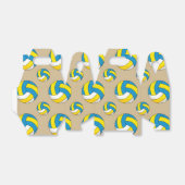 Cartoon Volleyball Ball Bedankdoosjes (Uitgevouwen)
