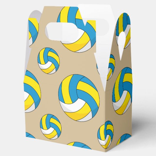 Cartoon Volleyball Ball Bedankdoosjes (Geopend)