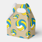 Cartoon Volleyball Ball Bedankdoosjes (Voorkant Zijde)