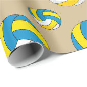 Cartoon Volleyball Ball Cadeaupapier (Rol Hoek)