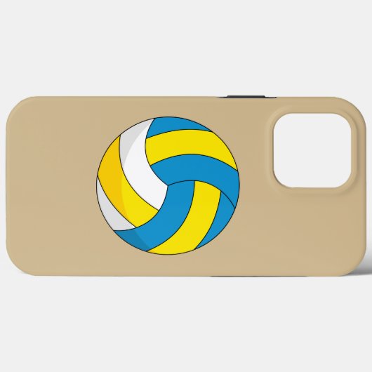 Cartoon Volleyball Ball Case-Mate iPhone Case (Achterkant (horizontaal))