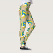 Cartoon Volleyball Ball Leggings (Rechts)