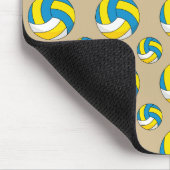 Cartoon Volleyball Ball Muismat (Hoek)