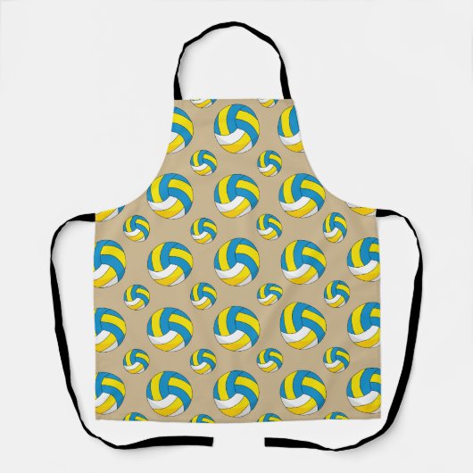 Cartoon Volleyball Ball Schort (Voorkant)