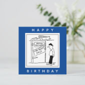 Cartoon voor autowrakken kaart (Staand voorkant)