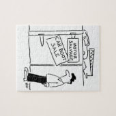 Cartoon voor autowrakken legpuzzel (Horizontaal)