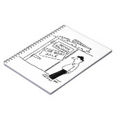 Cartoon voor autowrakken notitieboek (Linkerzijde)