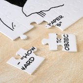 Cartoon voor behangselarij en thuisdecortering legpuzzel (Zijkant)