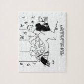 Cartoon voor behangselarij en thuisdecortering legpuzzel (Verticaal)