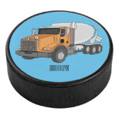 Cartoon voor betoncementmixing hockey puck (3/4)