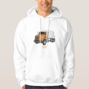 Cartoon voor betoncementmixing hoodie