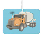 Cartoon voor betoncementmixing luchtverfrisser (Achterkant)