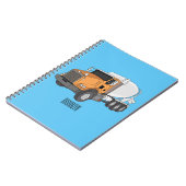 Cartoon voor betoncementmixing notitieboek (Linkerzijde)