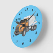 Cartoon voor betoncementmixing ronde klok (Hoek)