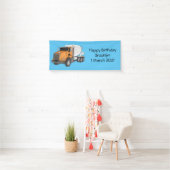 Cartoon voor betoncementmixing spandoek (Insitu)