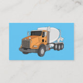 Cartoon voor betoncementmixing visitekaartje (Achterkant)