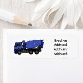 Cartoon voor betonmixen van vrachtwagens etiket (Insitu)