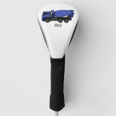 Cartoon voor betonmixen van vrachtwagens golfheadcover (Voorkant)