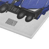 Cartoon voor betonmixen van vrachtwagens snijplank (Hoek)