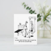 Cartoon voor beveiliging 5589 briefkaart (Staand voorkant)