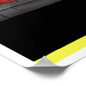 Cartoon voor brandwerende lading poster (Hoek)