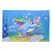 Cartoon voor dolfijnenkussens kussensloop (Achterkant)