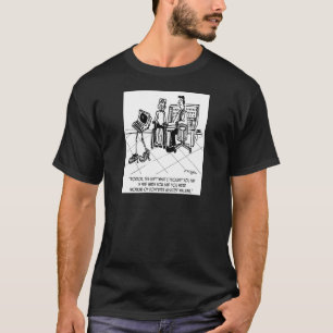 Cartoon voor gehandicapten 1795 t-shirt