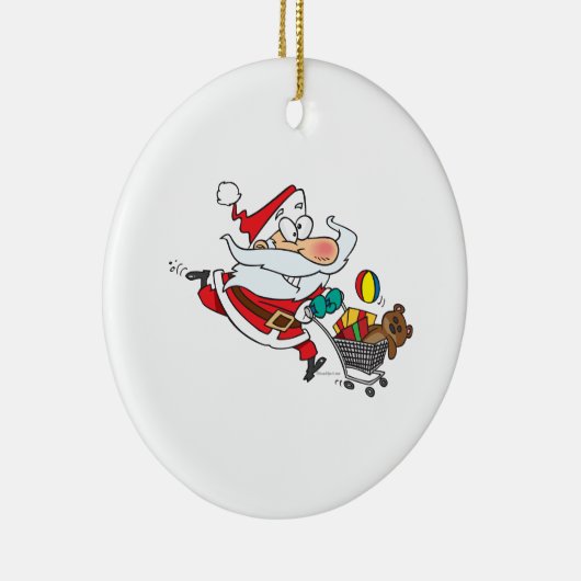 cartoon voor grappige boodschappen keramisch ornament (Rechts)