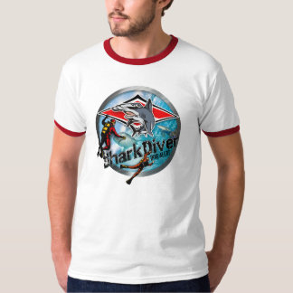 cartoon voor haaienduiker t-shirt