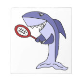 Cartoon voor haaienspellen notitieblok (Voorkant)