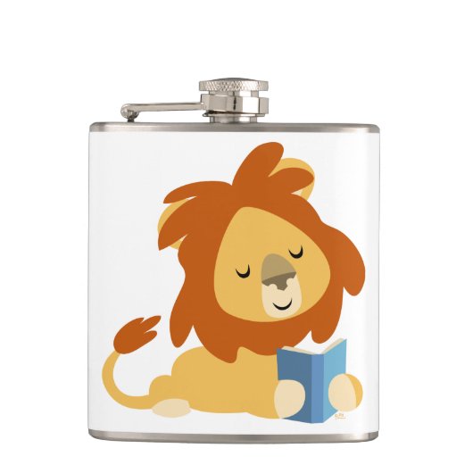 Cartoon voor het aflezen van luienheupkolf heupfles (Voorkant)