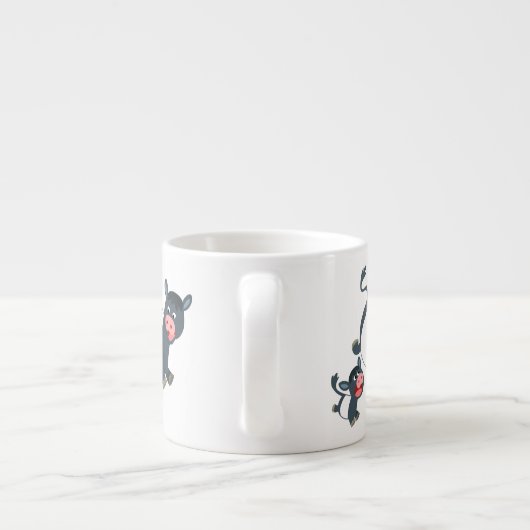 Cartoon voor het afspelen van tassen Belted Gallow Espresso Kop (Achterkant)