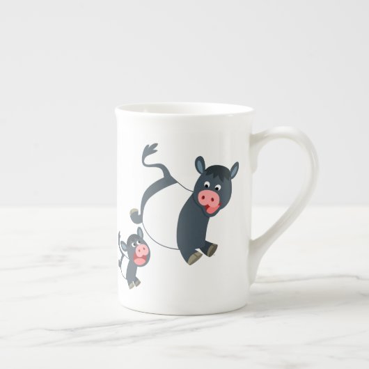 Cartoon voor het afspelen van tassen Belted Gallow Porselein Kop (Rechts)