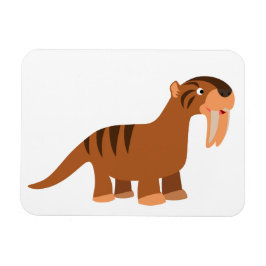 Cartoon voor het koelen van geluid Thylacosmilus F Magneet