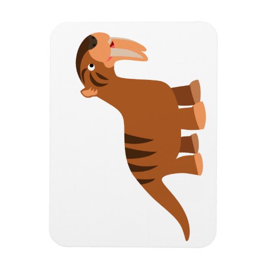 Cartoon voor het koelen van geluid Thylacosmilus F Magneet (Verticaal)