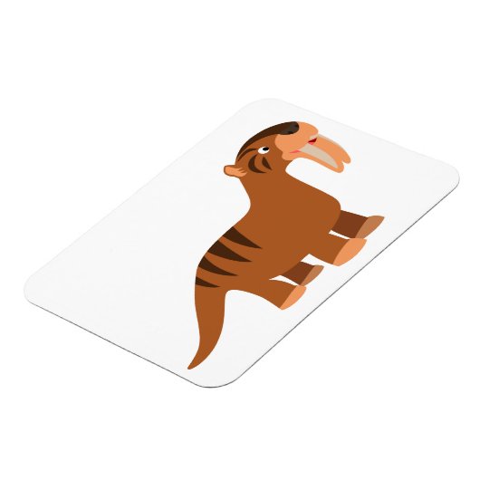 Cartoon voor het koelen van geluid Thylacosmilus F Magneet (Linkerzijde)