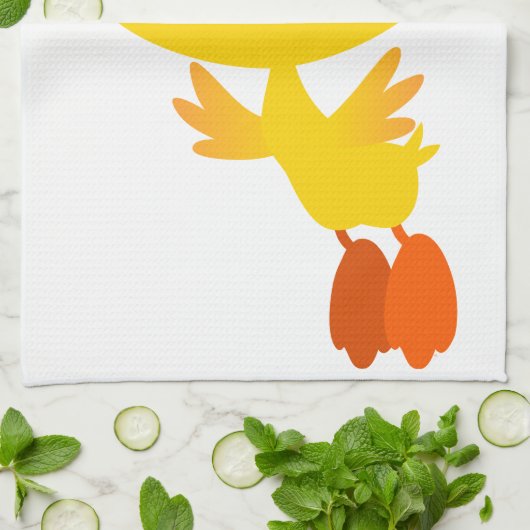 Cartoon voor het koken van keukenhanddoeken (Gevouwen)