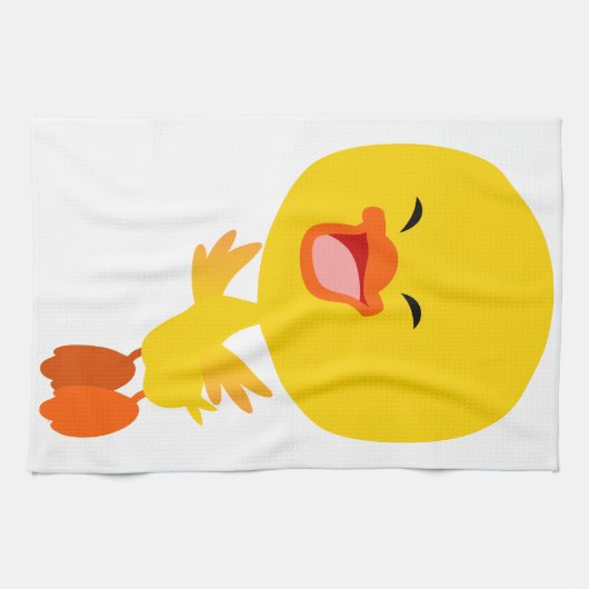 Cartoon voor het koken van keukenhanddoeken (Horizontaal)