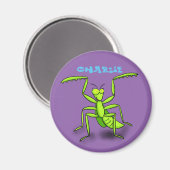 Cartoon voor het kotsen van mantis magneet (Voorkant / Achterkant)