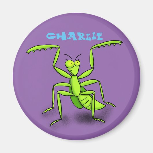 Cartoon voor het kotsen van mantis magneet (Voorkant)