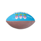 Cartoon voor het triozingend cute turnip american football (Gedraaid 90)