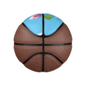 Cartoon voor het triozingend cute turnip basketbal (Rechts)