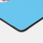 Cartoon voor het triozingend cute turnip bureaumat (Hoek)