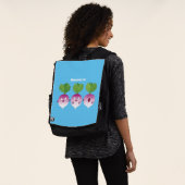 Cartoon voor het triozingend cute turnip rugtassen (Gedragen)