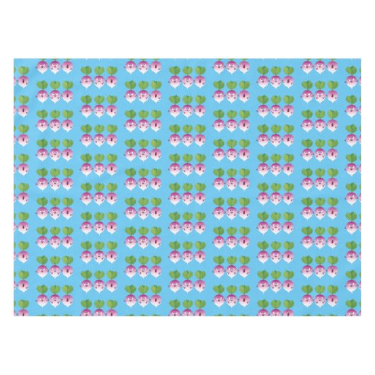 Cartoon voor het triozingend cute turnip tafelkleed (Voorkant (Horizontaal))