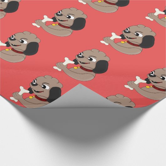 Cartoon voor het verpakken van papier met tappelpu (Hoek)