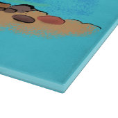 Cartoon voor het zwemmen van cute platypus snijplank (Hoek)