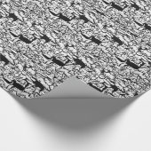 Cartoon voor honden en katten cadeaupapier (Hoek)