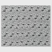 Cartoon voor honden en katten cadeaupapier (Vlak)