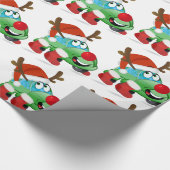 Cartoon voor kerstmis cadeaupapier (Hoek)